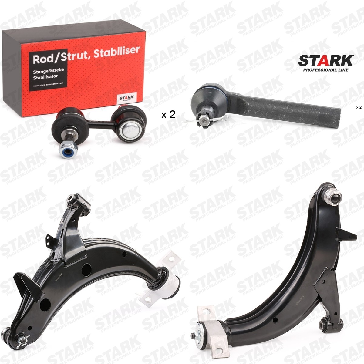 STARK SKSSK-1601152 Control arm repair kit FORESTER 2.5 AWD 232 PS Petrol 2012