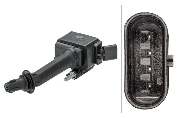 HELLA Ignition coil Article number: 5DA 358 168-371 cheaply