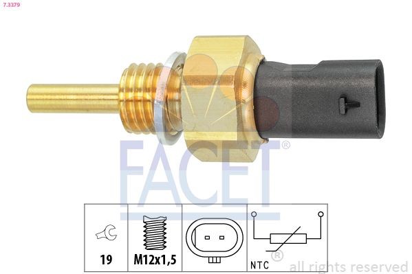 FACET Sensor, coolant temperature Article number: 7.3379 cheaply
