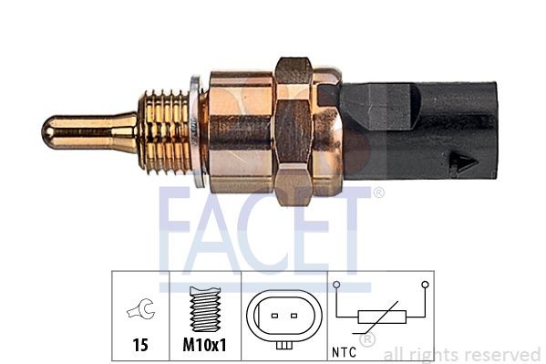 FACET Oil temperature sensor Article number: 7.3406 cheaply