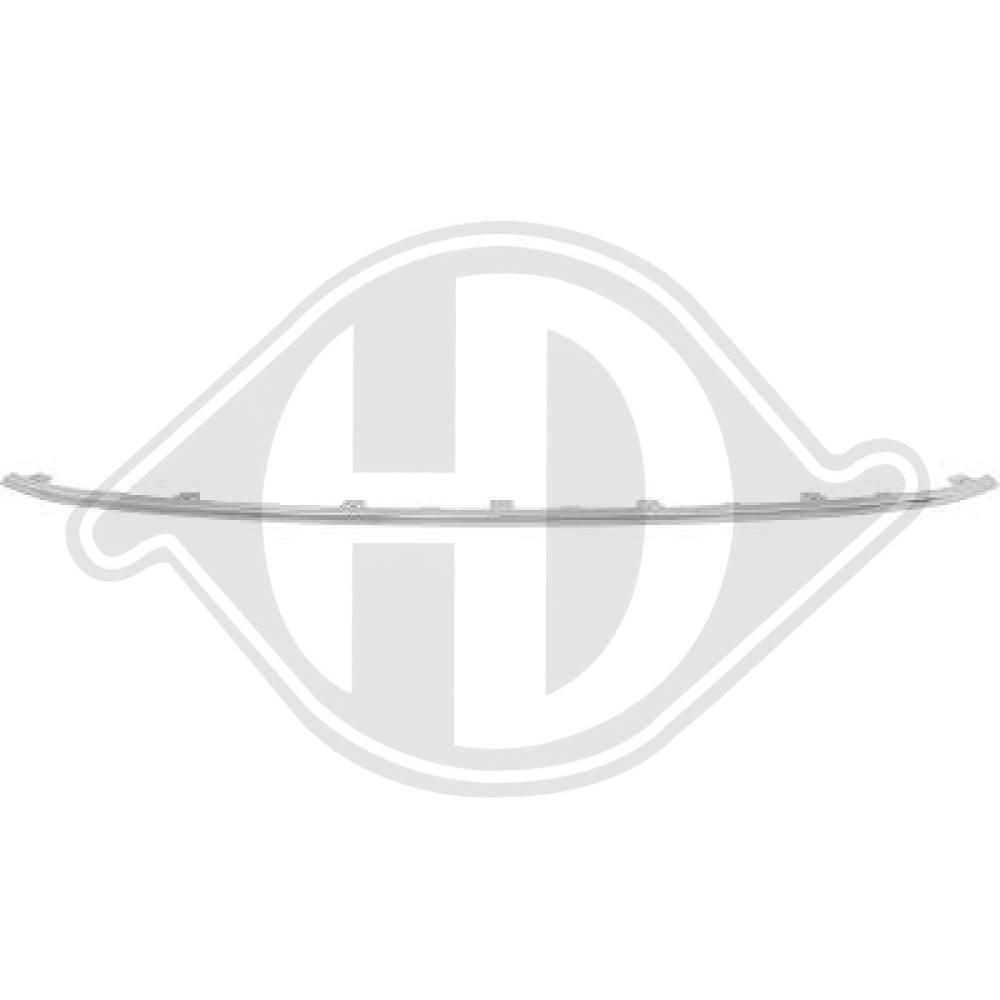 DIEDERICHS 2297644 Ehis- / kaitseliist, Põrkeraud CADDY 2.0 TDI 4motion 140 HP Diisel