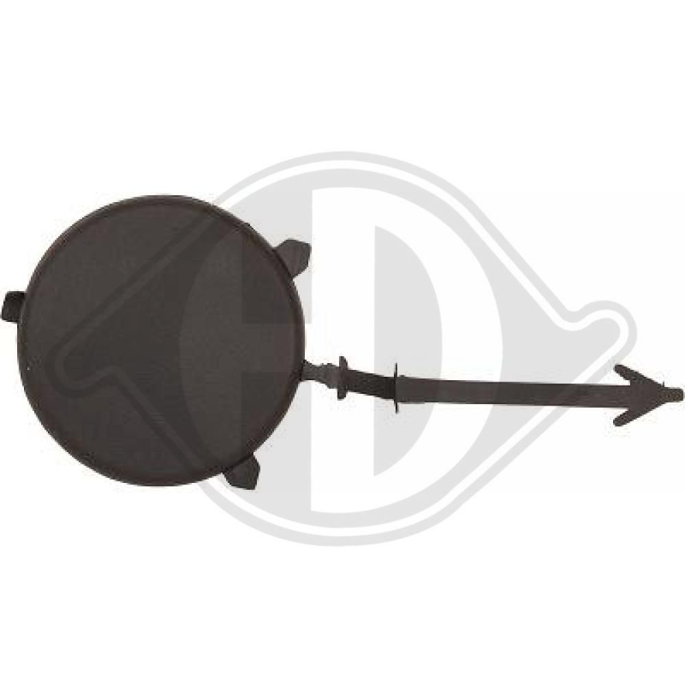 DIEDERICHS 4013765 Flap, tow hook PARTNER 1.9 D 69 PS Diesel 2013