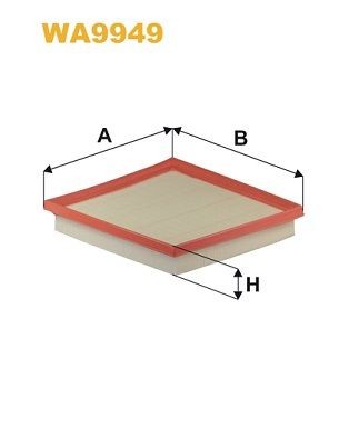 WIX FILTERS Air filter Article number: WA9949 cheaply