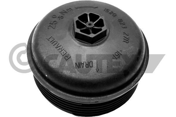 CAUTEX 771120 Cubierta, caja filtro de aceite CAPTUR 1.3 TCe 150 (J5NK, J5JS) 150 CV Gasolina