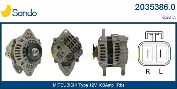 SANDO Ignition coil Article number: SIC74011.0 cheaply