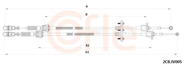 COFLE 92.2CB.IV005 Tross, käigukast Daily 35C15 V, 40C15 V, 45C15 V, 50C15 V, 60C15 V,65C15 V 146 HP Diisel 2014