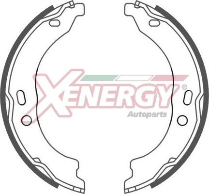 AP XENERGY Brake Shoe Set Article number: X50453 cheaply