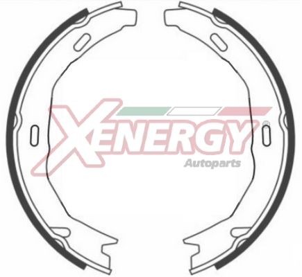 AP XENERGY Brake Shoe Set Article number: X50455 cheaply