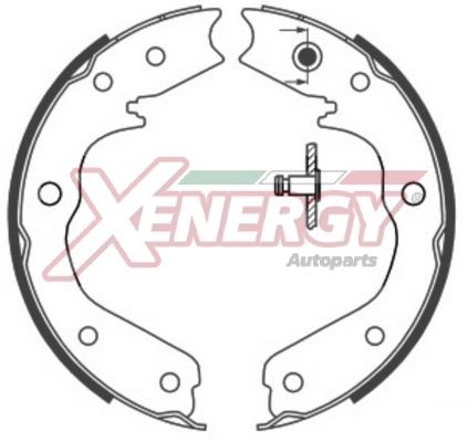 AP XENERGY Brake Shoe Set Article number: X50534 cheaply