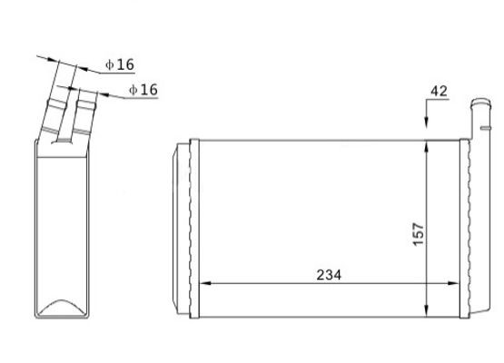 HART Heater matrix Article number: 600 250 cheaply