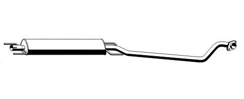 IZAWIT Middle silencer Article number: 21.173 cheaply