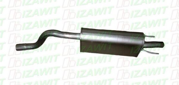 IZAWIT Rear silencer Article number: 21.276 cheaply