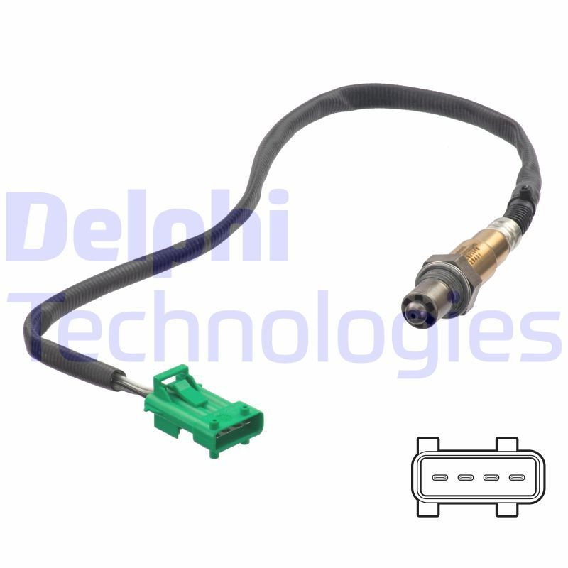 DELPHI Lambdasonde Varenummer: ES21316-12B1 billige