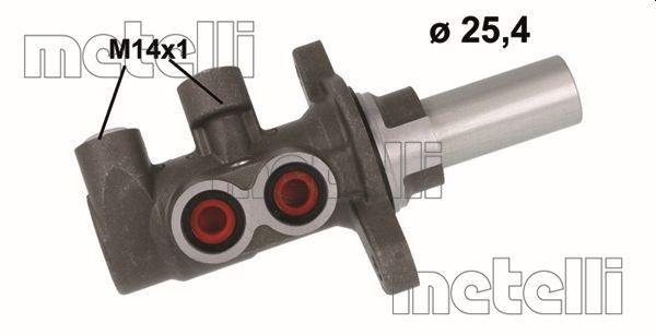 METELLI Peapiduri silinder Artikli number: 05-1174 soodsalt