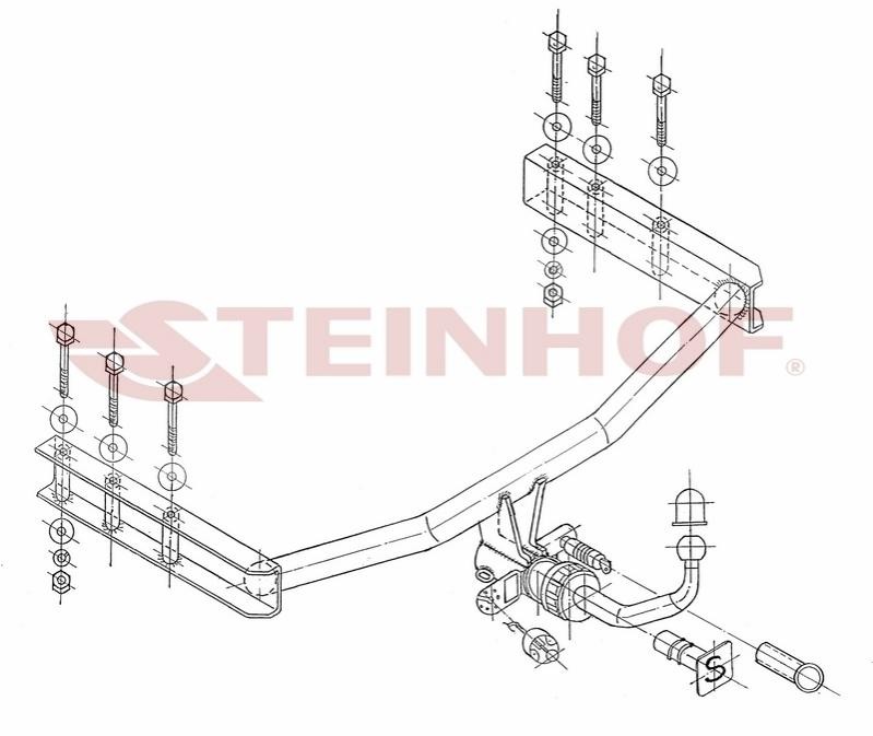 STEINHOF Trailer Hitch Article number: V-116 cheaply
