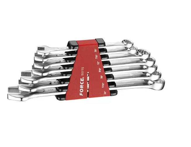 FORCE Spanner Set, ring / open ended Article number: 5077 cheaply