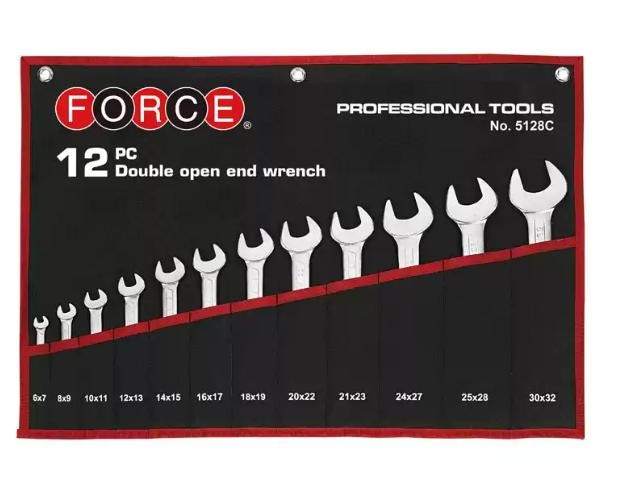 FORCE Spanner Set, ring / open ended Article number: 5128C cheaply