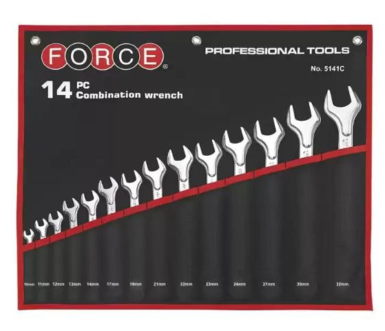 FORCE Spanner Set, ring / open ended Article number: 5141SC cheaply
