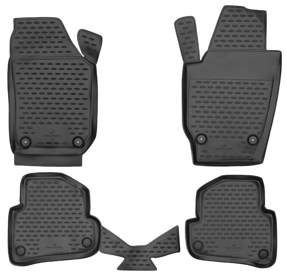 WALSER 75052 Floor mats FABIA 1.4 TSI RS 180 PS Petrol 2014