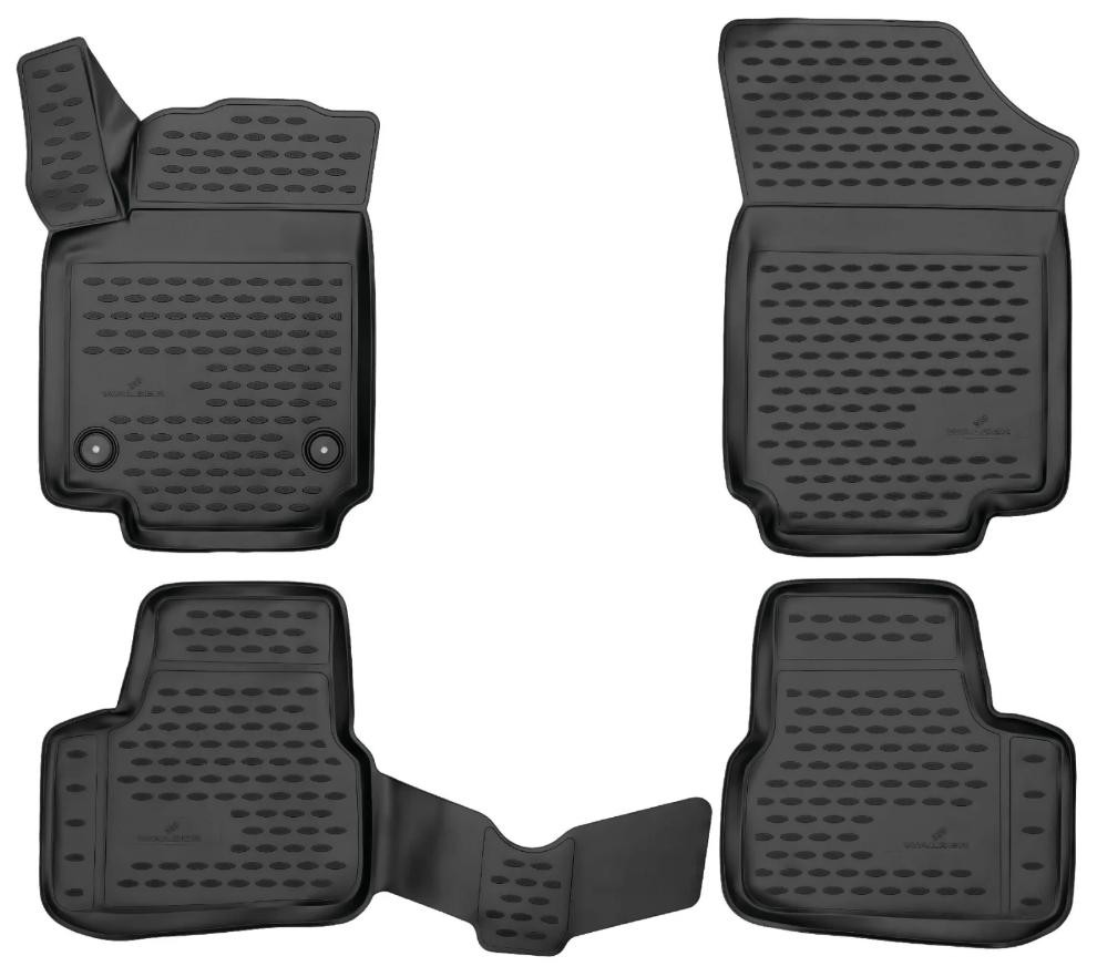WALSER 75066 Floor mats UP 1.0 TSI 90 PS Petrol