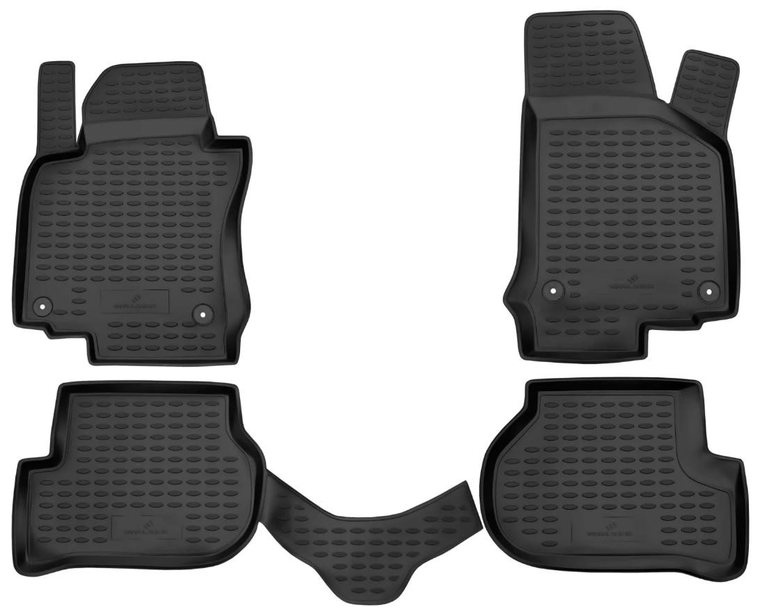 WALSER 75068 Floor mats GOLF 1.4 TSI 160 PS Petrol 2009