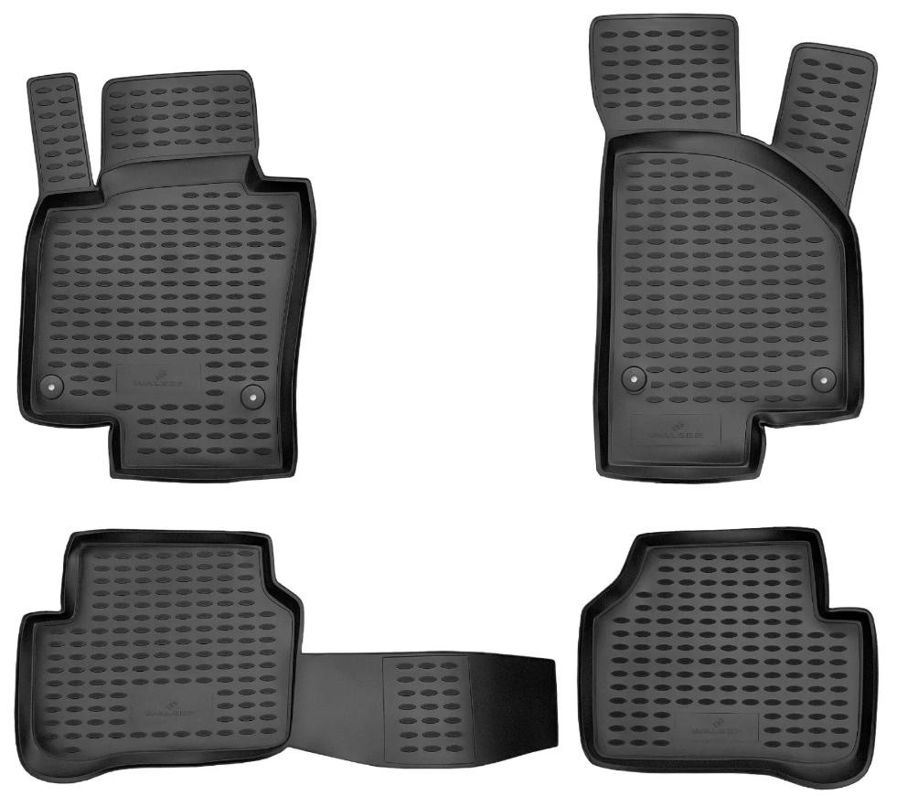 WALSER 75069 Floor mats PASSAT 1.4 TSI EcoFuel 150 PS Petrol/Natural Gas (CNG) 2011