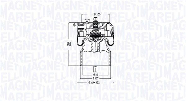 MAGNETI MARELLI Lõõts,õhkvedrustus Artikli number: 030607020282 soodsalt