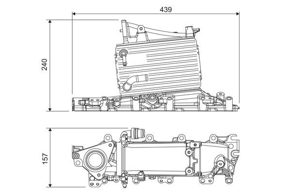 VALEO Intercooler Article number: 818684 cheaply