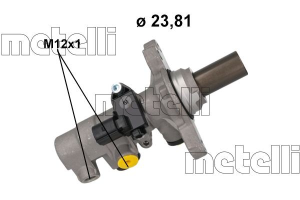 METELLI Peapiduri silinder Artikli number: 05-1216 soodsalt