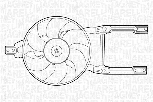MAGNETI MARELLI Fan, radiator Article number: 069422205010 cheaply