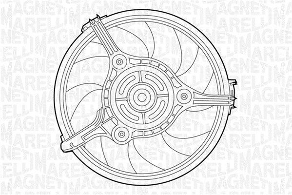 MAGNETI MARELLI Fan, radiator Article number: 069422267010 cheaply