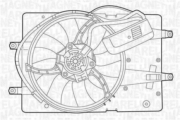MAGNETI MARELLI Fan, radiator Article number: 069422393010 cheaply