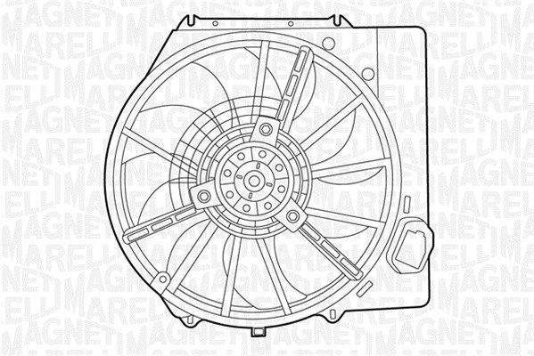 MAGNETI MARELLI Fan, radiator Article number: 069422437010 cheaply
