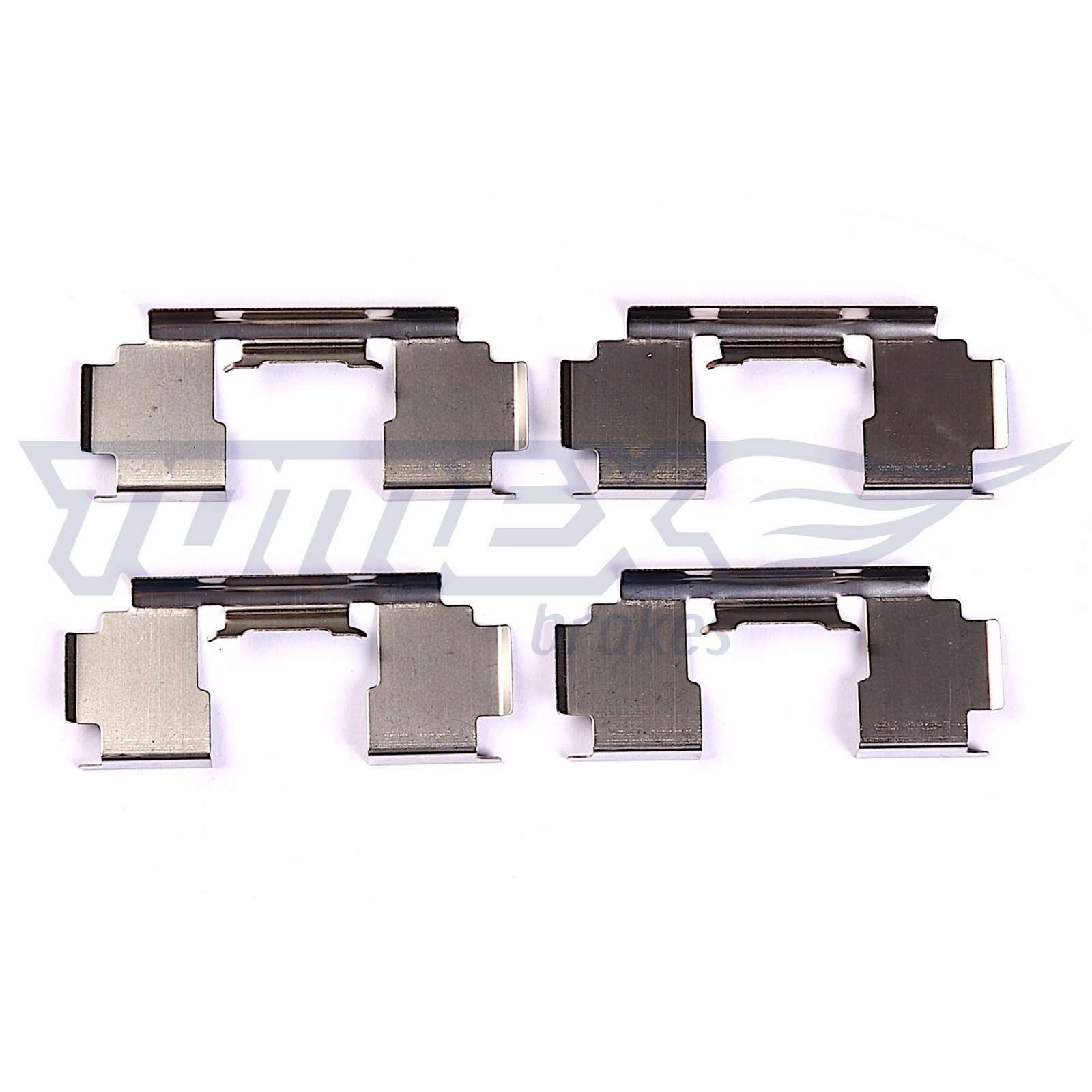 TOMEX brakes TX 44-15 Monteringssæt til bremseklodser LEGEND 2.7 i 24V (KA3) 169 HK Benzin 1991
