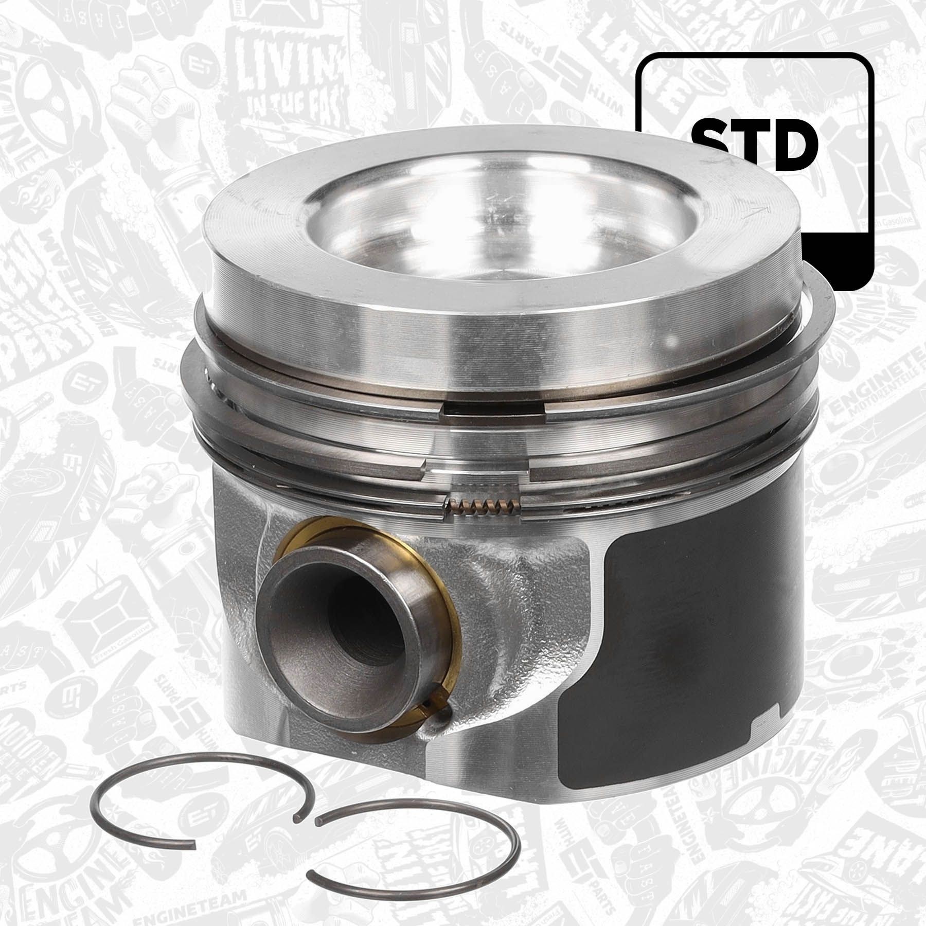 ET ENGINETEAM Piston Article number: PM012200 cheaply