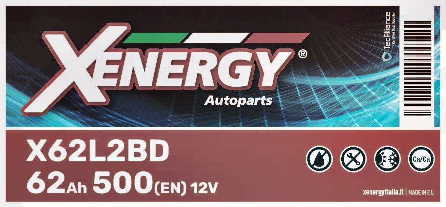AP XENERGY Starterbatteri Varenummer: X62L2BD billige