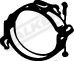 WALKER Clamp, exhaust system Article number: 80681 cheaply