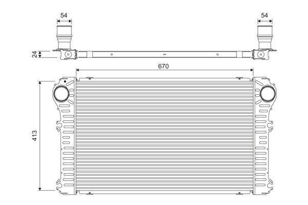 VALEO Intercooler Article number: 818363 cheaply