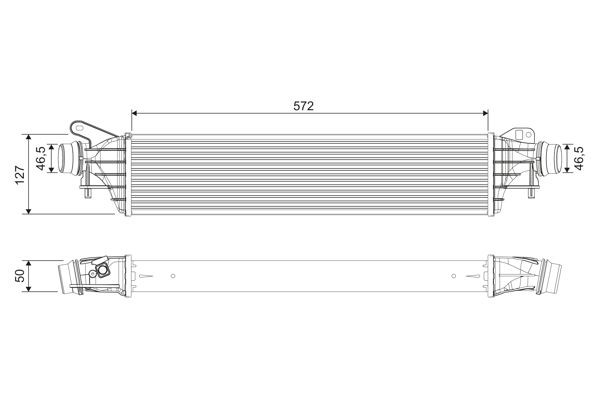 VALEO Intercooler Article number: 818697 cheaply