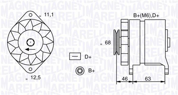 MAGNETI MARELLI Engine radiator Article number: 350213755000 cheaply