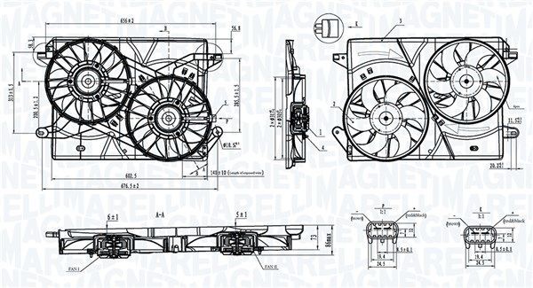 MAGNETI MARELLI Engine radiator Article number: 350213831003 cheaply
