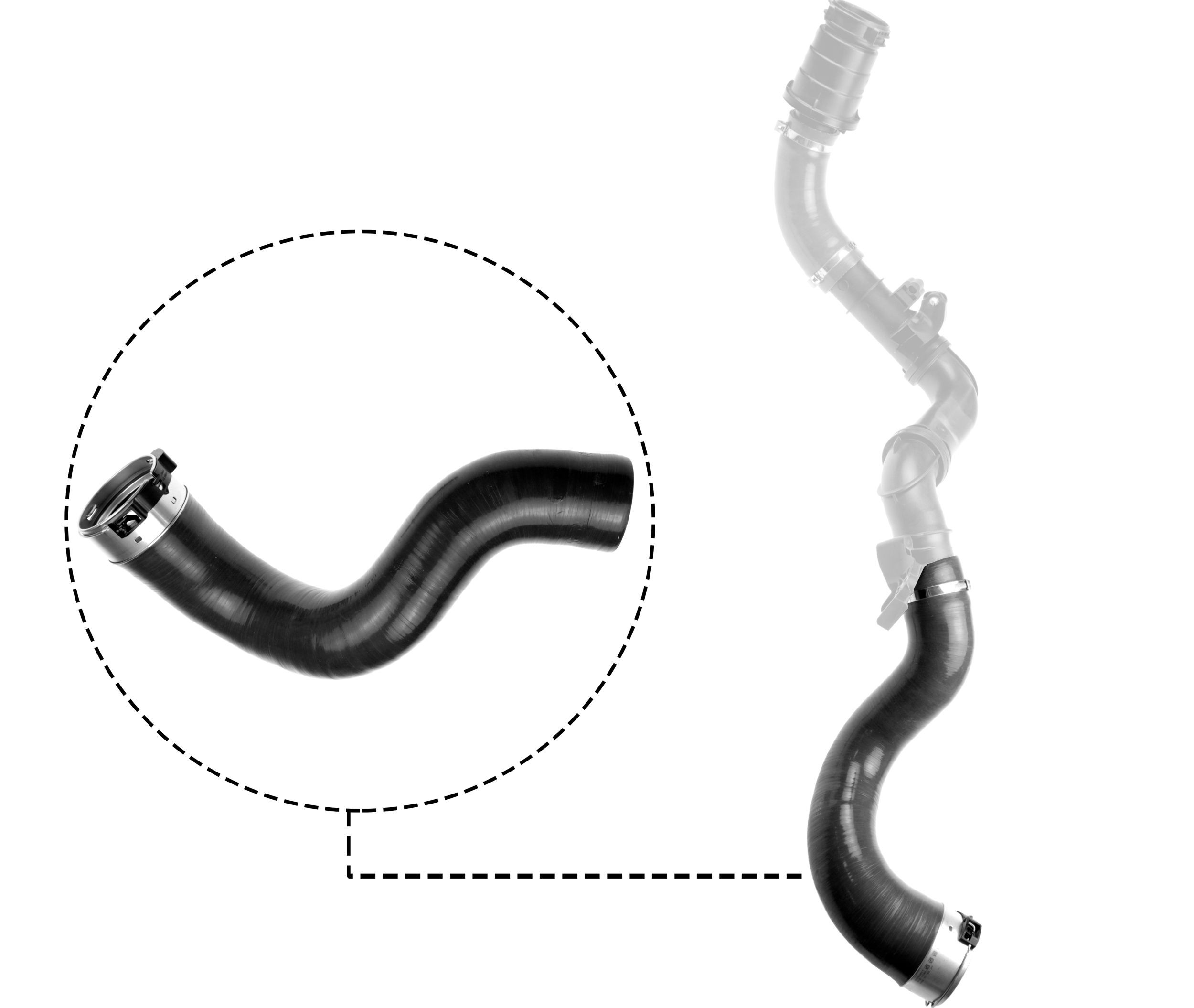 GATES Charger intake hose Article number: 09-1301 cheaply