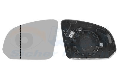 VAN WEZEL Mirror Glass, outside mirror Article number: 5917837 cheaply