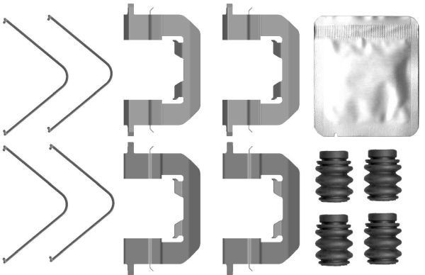 MINTEX MBA0123 Monteringssæt til bremseklodser SORENTO 3.3 GDI 4WD 294 HK Benzin 2016