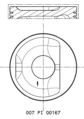 MAHLE ORIGINAL Stempel Varenummer: 007 PI 00167 000 billige