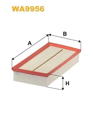 WIX FILTERS Air filter Article number: WA9956 cheaply