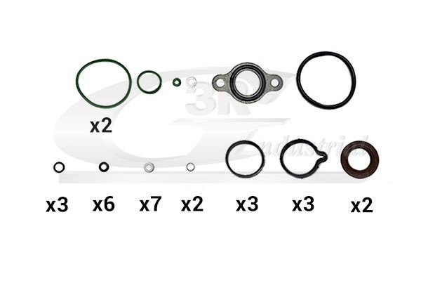 3RG 85508 Repair Kit, common rail system SCUDO 2.0 JTD 16V 109 PS Diesel 2006