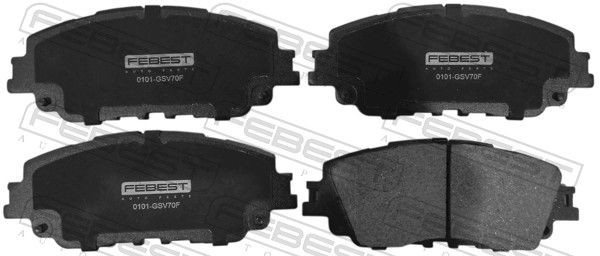 FEBEST Brake pad set Article number: 0101-GSV70F cheaply