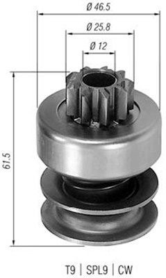 MAGNETI MARELLI Pinion, starter Article number: 940113020064 cheaply
