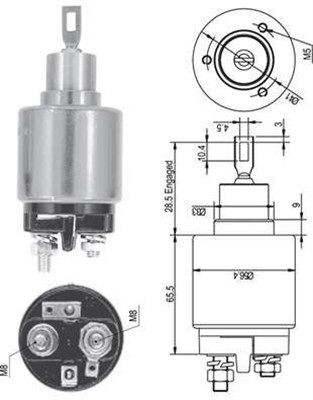 MAGNETI MARELLI Starter solenoid Article number: 940113050126 cheaply
